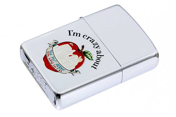Zippo ジッポー 絶版・1994年製造 I'm crazy about THE BIG APPLE メール便可