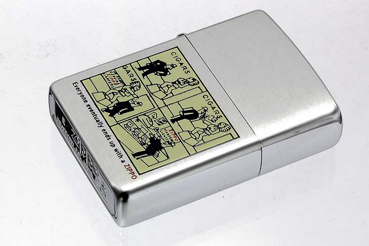 Zippo ジッポー 絶版・1996年製造 CIGARS 1946年 雑誌広告デザイン メール便可