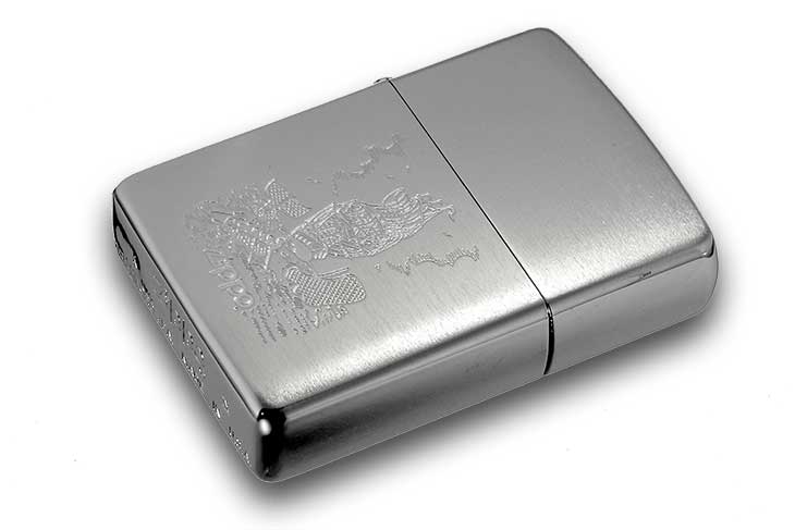 Zippo ジッポー 絶版・1993年製造 帆船とマッコウクジラ サテン メール便可