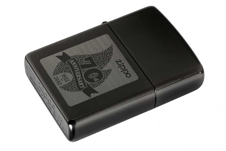Zippo ジッポー 絶版・2002年製造 70th Anniversary FLAM メール便可