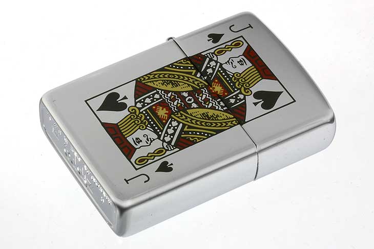 Zippo ジッポー 絶版・1995年製造 トランプ柄 スペード Jack メール便可