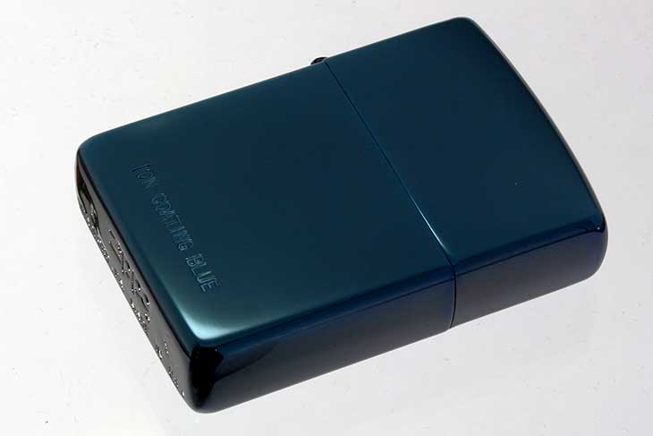 Zippo ジッポー 絶版・1994年製造 イオンコーティング・ブルー メール便可