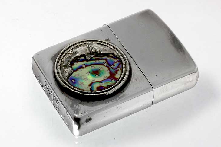 Zippo ジッポー 絶版・1993年製造 メタルシリーズ SM-13 メール便可