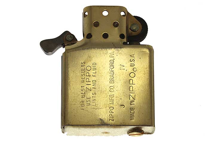 Zippo ジッポー 絶版・1988年製造 インサイドユニット ゴールド メール便可