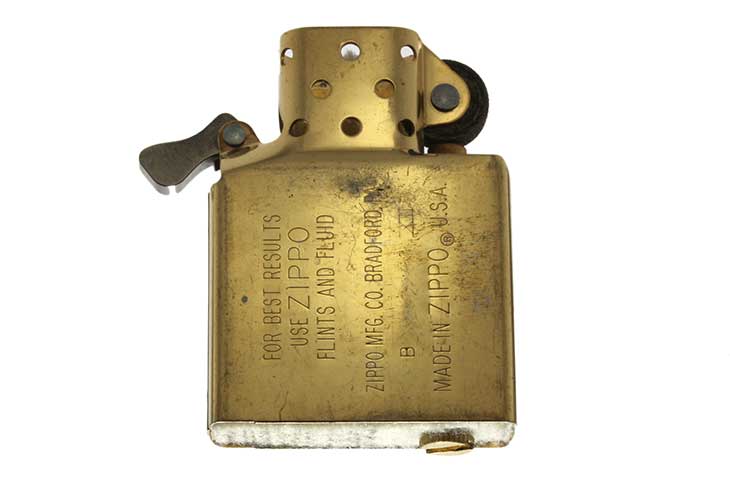 Zippo ジッポー 絶版・1996年製造 インサイドユニット ゴールド メール便可