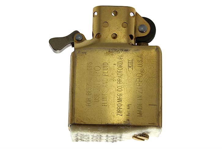 Zippo ジッポー 絶版・1997年製造 インサイドユニット ゴールド メール便可