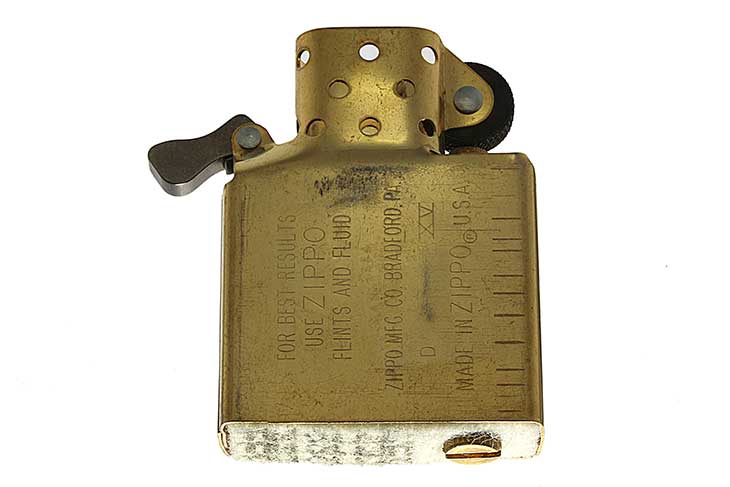 Zippo ジッポー 絶版・1999年製造 インサイドユニット ゴールド メール便可