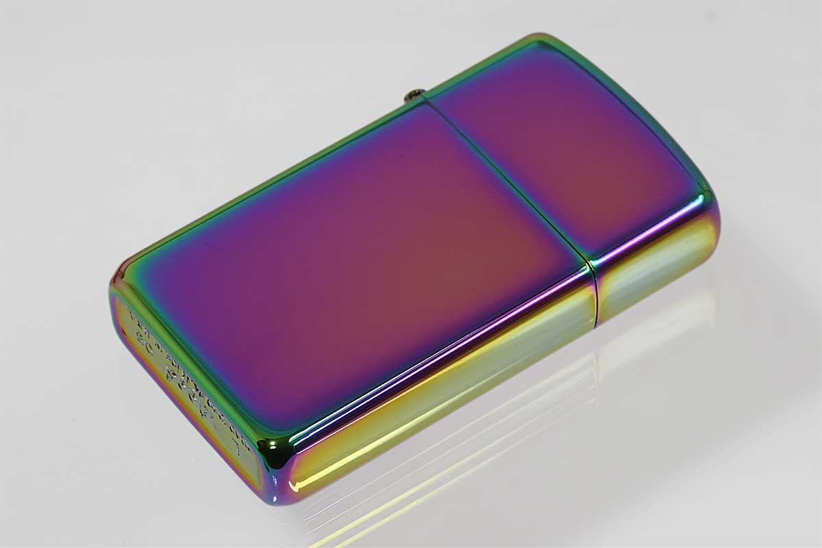Zippo ジッポー 絶版・2006年製造 缶ケース スペクトラム スリム No.20493 メール便可