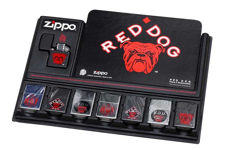 Zippo ジッポー 絶版・1997年製造 PLANK ROAD OFFICIAL LICENSEE Red Dog Beer レッドドックビール 7個セット