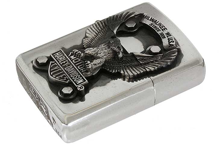 Zippo ジッポー 絶版・1994年製造 Harley davidson ハーレーダビッドソン バックルメタル3