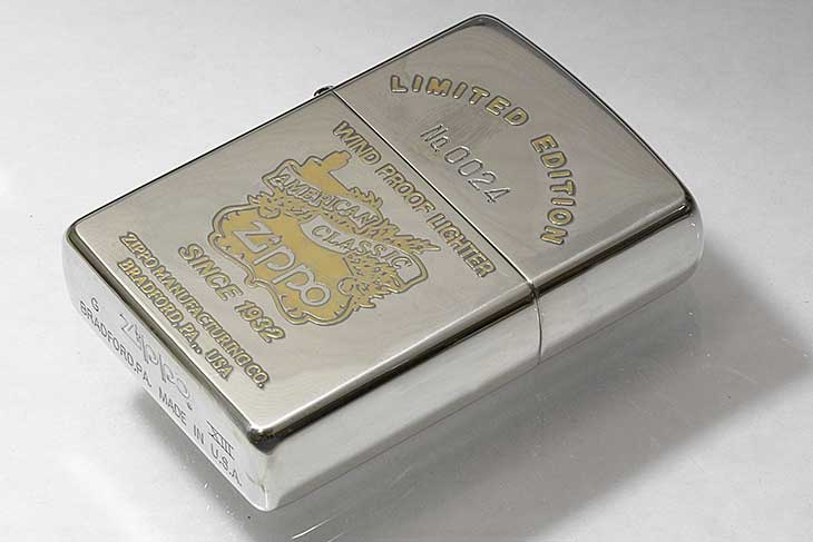 Zippo ジッポー 絶版・1997年製造 ウィンディー柄卓上灰皿付き LIMITED EDITION B No.0024