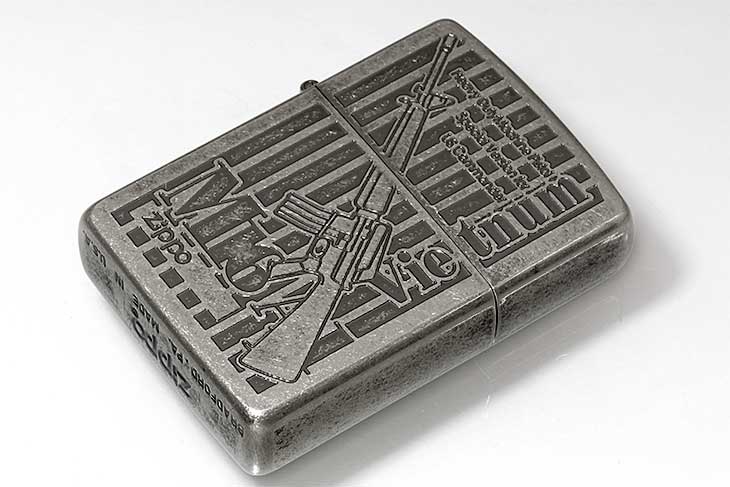 Zippo ジッポー 絶版・1994年製造 HAND SHOT ZIPPO Vietnum