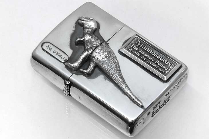 Zippo ジッポー 絶版・1993年製造 Dinasaurs series Limited Edition ティラノサウルス No.0540