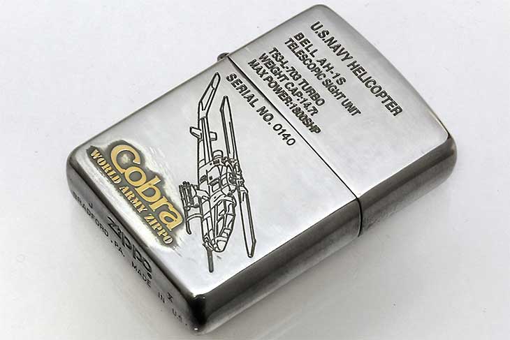 Zippo ジッポー 絶版・1994年製造 WORLD ARMY Series LIMITED EDITION Cobra No.0140