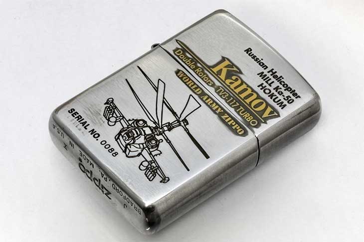 Zippo ジッポー 絶版・1994年製造 WORLD ARMY Series LIMITED EDITION Kamov No.0088