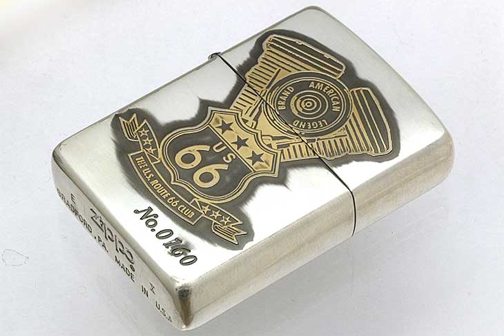 Zippo ジッポー 絶版・1994年製造 1000個限定 Ronte66 LIMITED No.0160