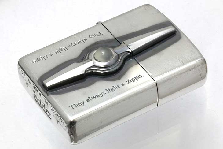 Zippo ジッポー 絶版・1993年製造 ムーンストーン 化粧箱損傷あり A