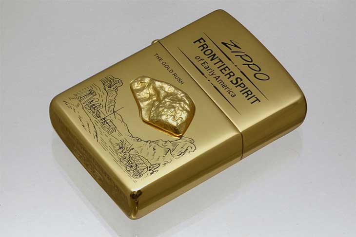 Zippo ジッポー 絶版・1993年製造 FRONTIER SPIRIT LIMITED 化粧箱欠損あり No.0760