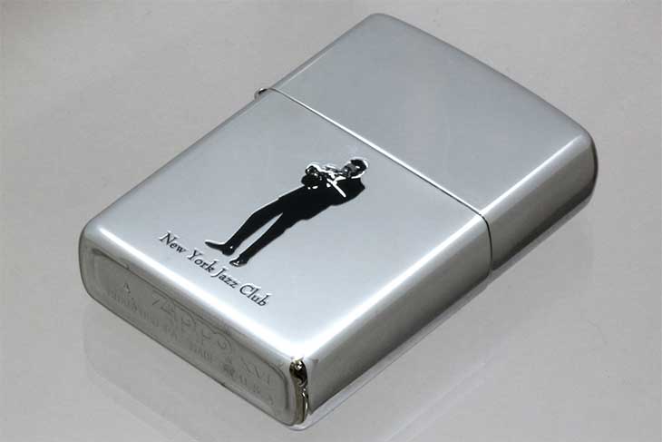 Zippo ジッポー 絶版・2000年製造 NEW YORK JAZZ CLUB TRUMPET メール便可