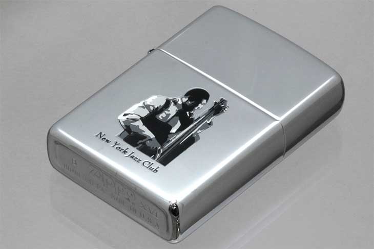 Zippo ジッポー 絶版・2000年製造 NEW YORK JAZZ CLUB BASE メール便可