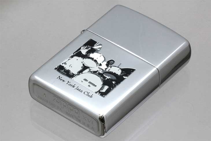 Zippo ジッポー 絶版・2000年製造 NEW YORK JAZZ CLUB DRUM メール便可