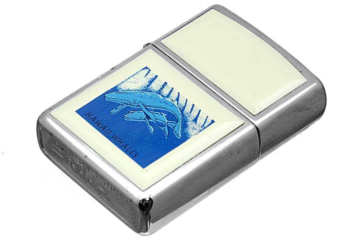 Zippo ジッポー 絶版・1996年製造 HAWAI WHALES メール便可