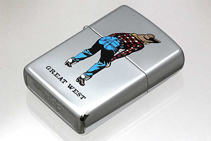 Zippo ジッポー 絶版・1993年製造 GREAT WEST C メール便可