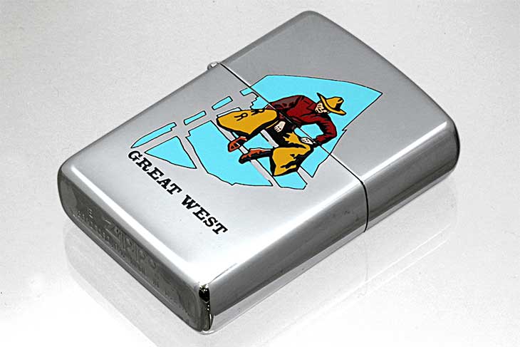 Zippo ジッポー 絶版・1993年製造 GREAT WEST D メール便可