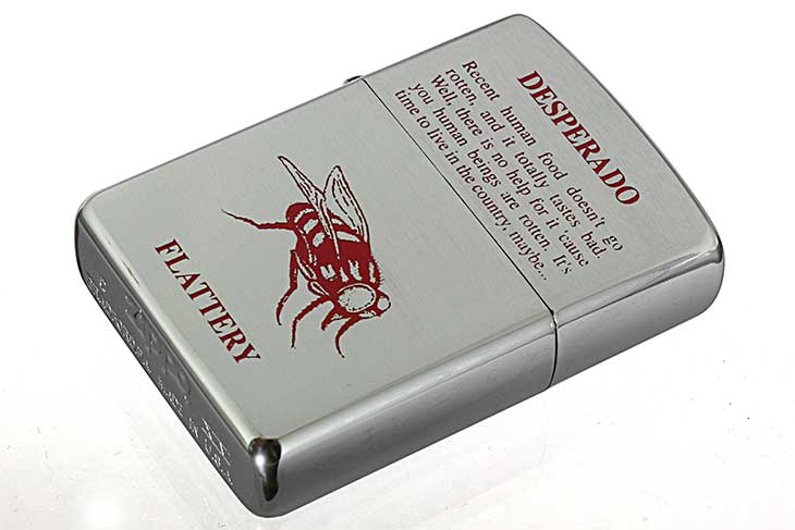 Zippo ジッポー 絶版・1998年製造 DESPERADO FLATTERY メール便可