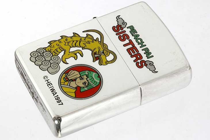 Zippo ジッポー 絶版・1998年製造 HEIWA PEACH PAI SISTERS A メール便可
