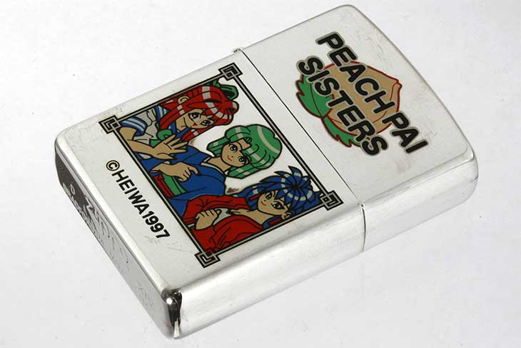Zippo ジッポー 絶版・1998年製造 HEIWA PEACH PAI SISTERS D メール便可