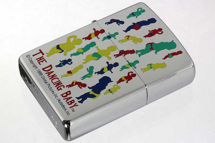 Zippo ジッポー 絶版・1998年製造 THE DANCING BABY A メール便可