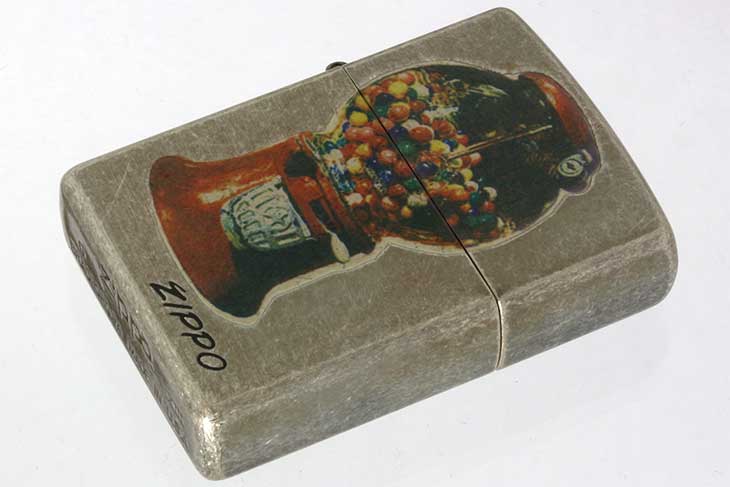 Zippo ジッポー 絶版・1997年製造 オールドデザイン バレル ガチャガチャ メール便可