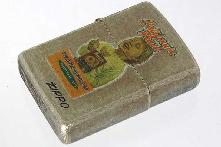 Zippo ジッポー 絶版・1997年製造 オールドデザイン バレル カリフォルニアピーチ メール便可