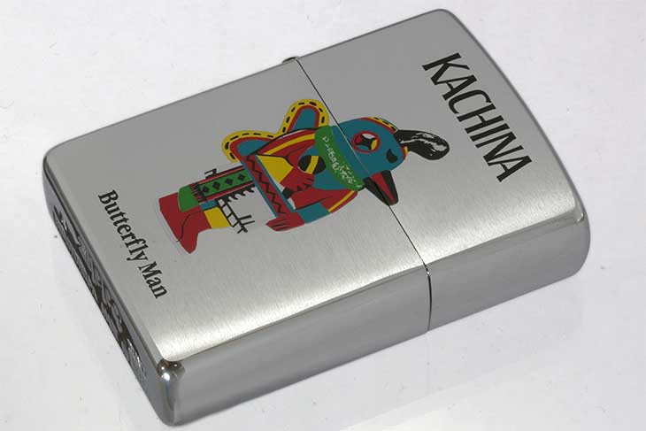 Zippo ジッポー 絶版・2000年製造 KACHINA Butterfly Man メール便可