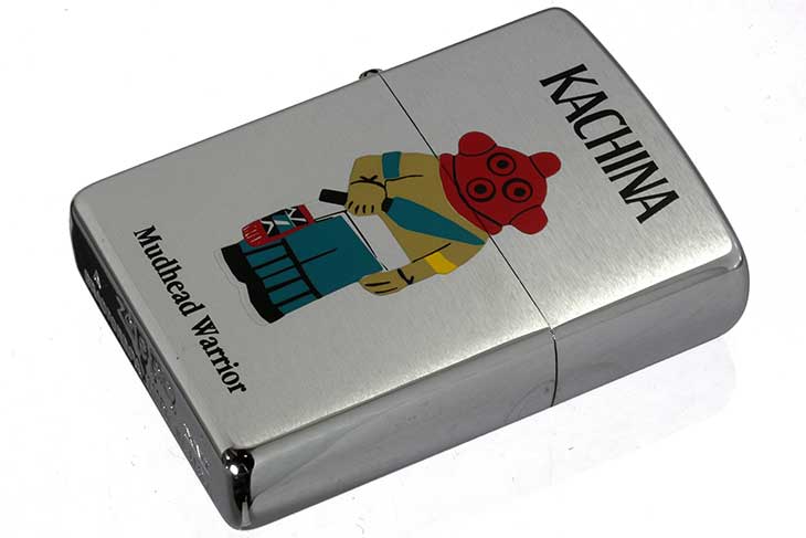 Zippo ジッポー 絶版・2000年製造 KACHINA Mudhead Warrior メール便可