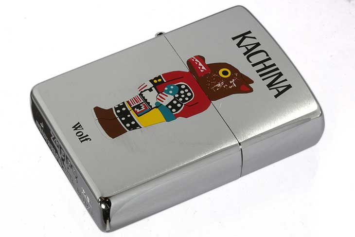 Zippo ジッポー 絶版・1999年製造 KACHINA Wolf メール便可