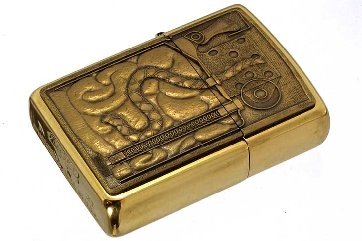 Zippo ジッポー 絶版・1995年製造 インサイドユニット X-RAY エンブレム貼り BS メール便可
