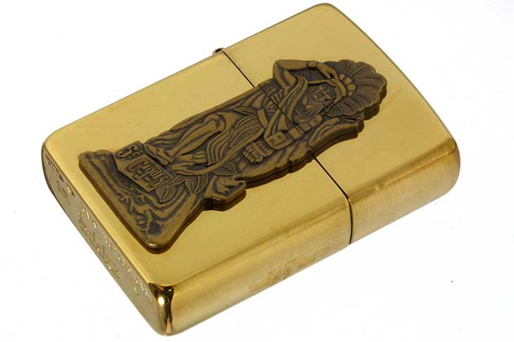 Zippo ジッポー 絶版・1995年製造  Barrett Smythe Cigar Indian Lookout BS メール便可