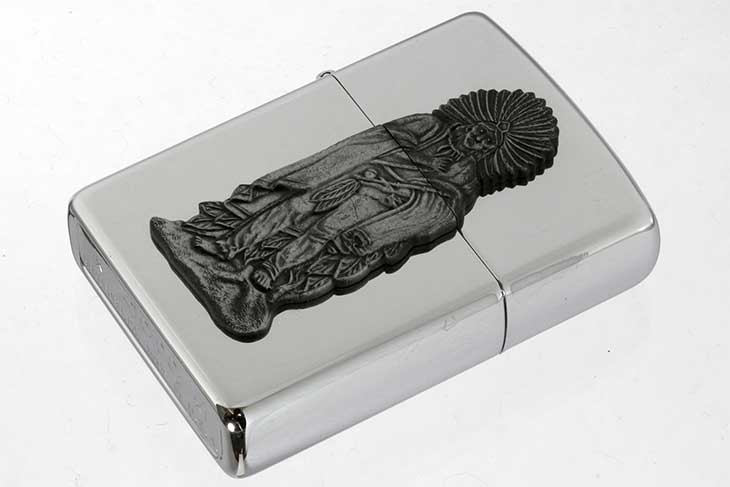 Zippo ジッポー 絶版・1995年製造  Barrett Smythe Cigar Indian BAREFOOT  SV メール便可