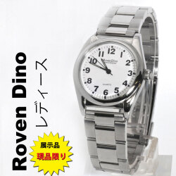 腕時計 ロベンディーノ ROVEN DINO クオーツ  ミディアムサイズ　男女兼用腕時計 ステンレスバンドRD2962画像