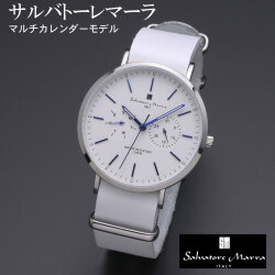 腕時計 メンズ レディース Salvatore Marra サルバトーレマーラ SM15117-SSWHBL画像