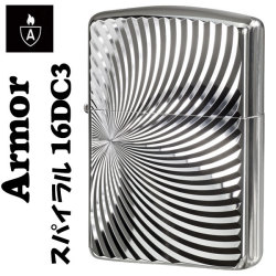 ZIPPO ジッポ ライター 両面深彫りスパイラル zippo アーマー 16DC3 画像