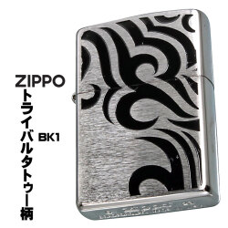 ZIPPO/トライバルタトゥー  TRIBAL TATTOO　ブラッシュクローム　直下腐食 200TT-BK1画像