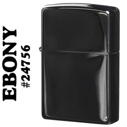 【ZIPPO】24756エボニー 漆黒のブラック