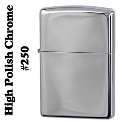 【zippo】ジッポライター 無地クロームミラー仕上げジッポ250 画像
