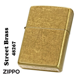 zippo(ジッポーライター)レギュラー　ストリートブラス REGULAR STREET BRASS　2023モデル #48267画像
