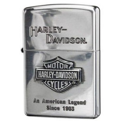 【ZIPPO】ハーレーダビットソンジッポー/エスメタル シルバーいぶし