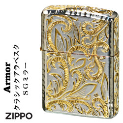 ZIPPO/ARMOR(アーマー) クラシックアラベスク五面加工コーナーリューター SGミラー　CLA-C画像
