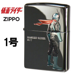 ZIPPO ジッポ-ライター 仮面ライダー1号 東映公式認定 エッチング ブラックニッケル(つやあり) zKR-NO1画像